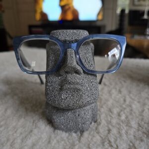 Blue Frame Glasses